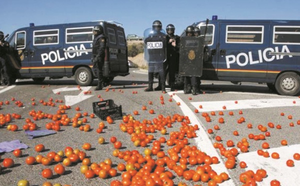 Les produits agricoles marocains de nouveau dans le collimateur de groupements espagnols en mal d’idées