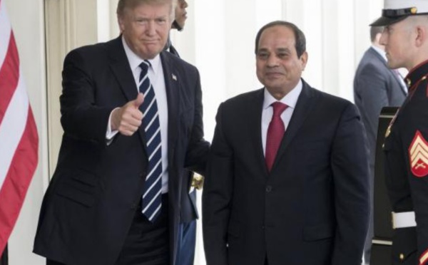 Trump loue le "travail fantastique" du président Sissi en Egypte