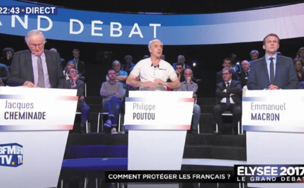 Débat animé des candidats sur fond d'incertitude record à la présidentielle française