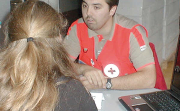 Croix Rouge française et Croissant Rouge marocain