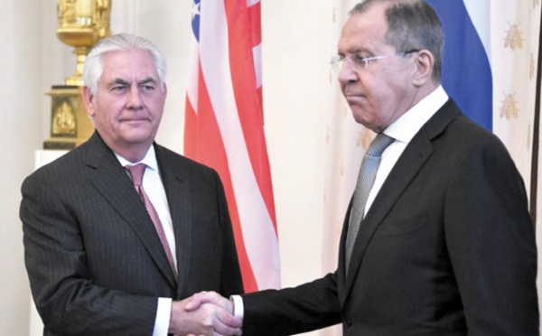 Début des pourparlers entre Tillerson-Lavrov après une escalade verbale sur la Syrie