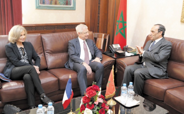 Claude Bartolone reçu à Rabat par Habib El Malki et Saâd Eddine El Othmani