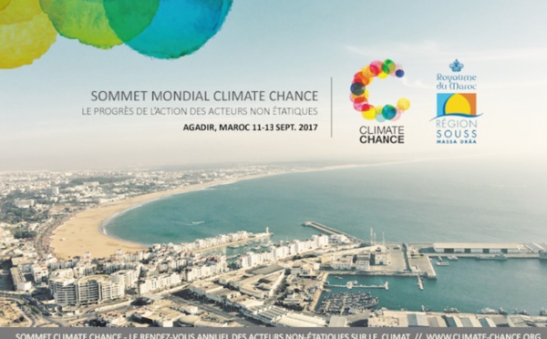 Sommet Climate Chance à Agadir en septembre 2017