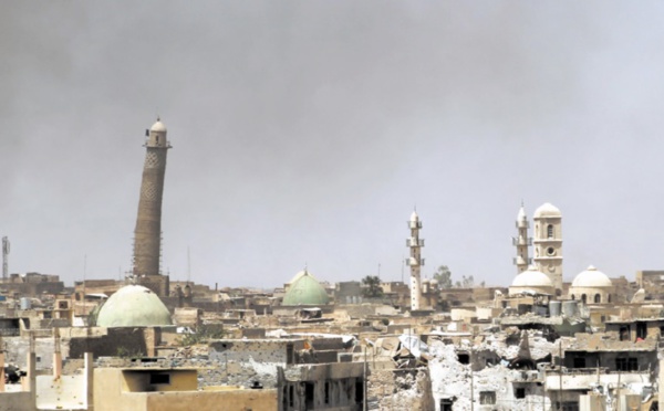 Destruction de la mosquée Al-Nouri de Mossoul