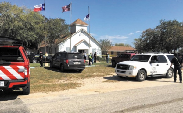 26 morts dans une église du Texas aux Etats-Unis