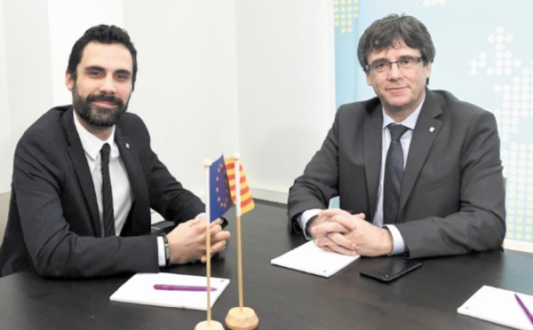 Réunion à Bruxelles entre Puigdemont et le président du parlement catalan