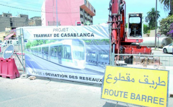 Première phase des travaux de tramway : A quand le retour au calme à Casablanca ?