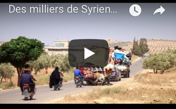 Express Orient : Des milliers de Syriens fuient Deraa pour la Jordanie