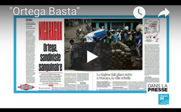 Dans la presse : "Ortega Basta"