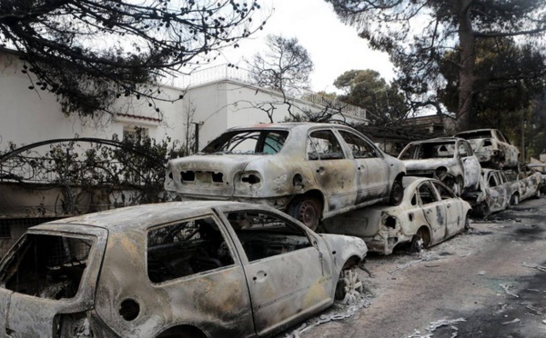 Le bilan des incendies en Grèce s'alourdit