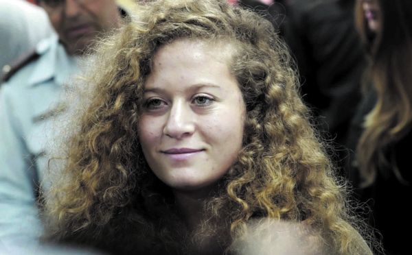 Libération de l’icône  palestinienne Ahed Tamimi