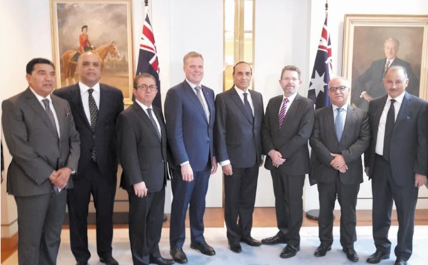 Le président de la Chambre des représentants en visite à Canberra