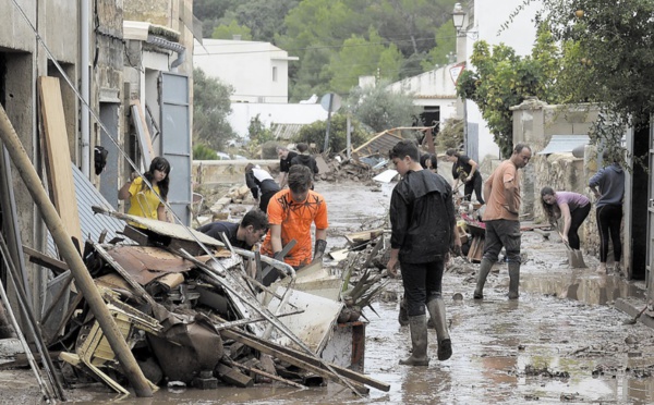 Une dizaine de morts dans des inondations à Majorque