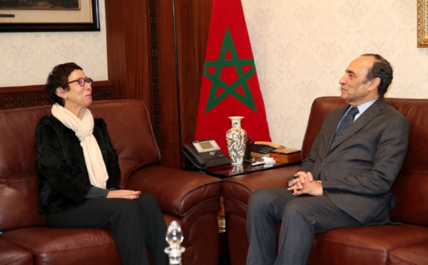 Habib El Malki reçoit la représentante du Bureau multi-pays de l’ONU Femmes pour le Maghreb