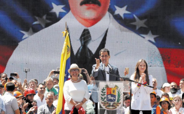 Guaido défie Maduro et annonce l'entrée de l'aide le 23 février