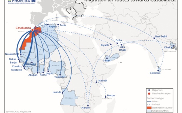 Frontex place les Marocains au Top ten des passeurs