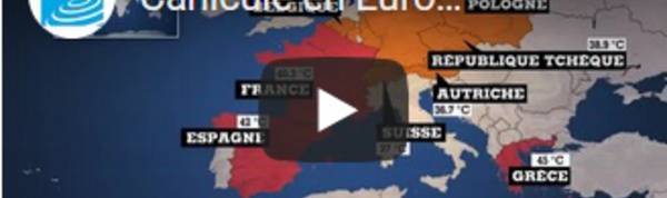 Canicule en Europe : le pic de chaleur est attendu dans la journée