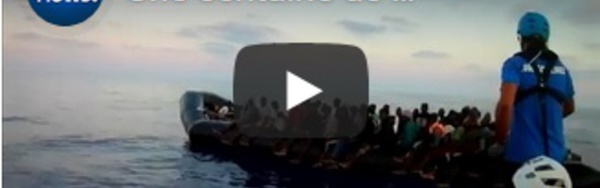 Une centaine de migrants secourus par l'ONG italienne 'Mediterranea'
