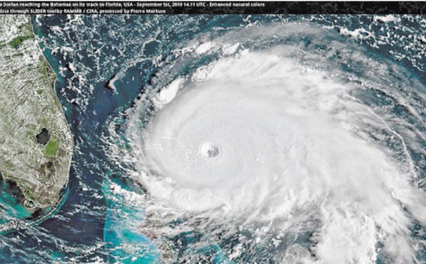 L'ouragan Dorian frappe les Bahamas de plein fouet