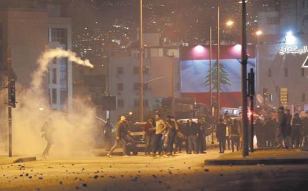 Des dizaines de blessés dans les heurts de samedi soir entre police et manifestants à Beyrouth