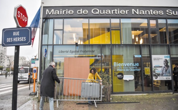 Explosion sur une mairie annexe de Nantes