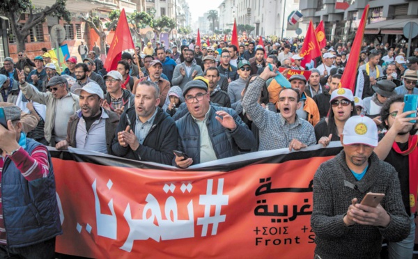 Manifestation à Casablanca contre les inégalités sociales