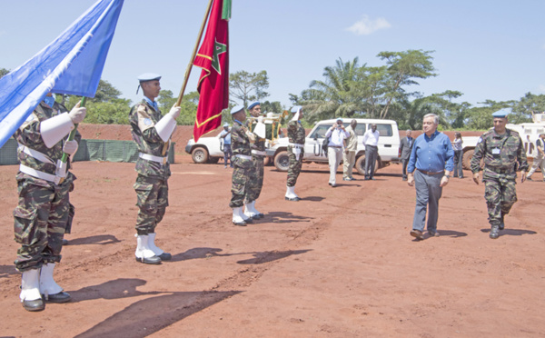 Un Casque bleu marocain honoré par les Nations unies