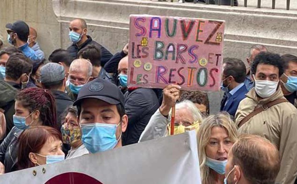 Manifestation à Marseille contre les mesures sanitaires