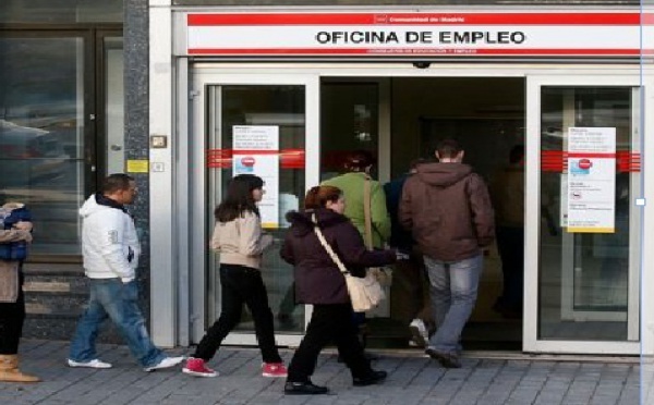 Près de 4,85 millions de chômeurs en Espagne