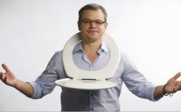 Matt Damon fait la grève des toilettes