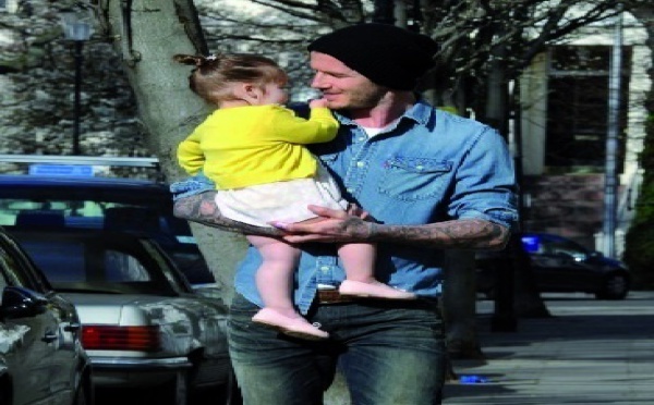 Beckham un papa poule