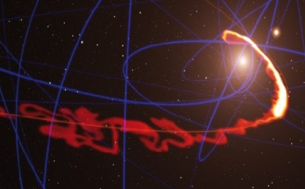 Astronomie: un gros nuage de gaz au bord du trou noir