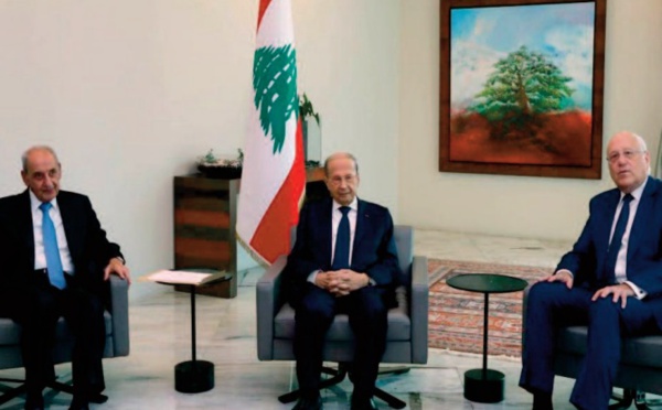 Première réunion du nouveau gouvernement libanais