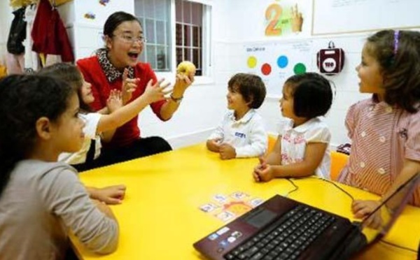 En Espagne, des tout-petits apprennent le chinois pour échapper au chômage