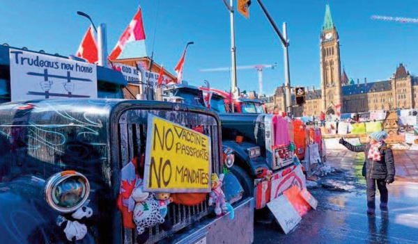 En France, les convois anti-pass manifestent mais sans bloquer Paris