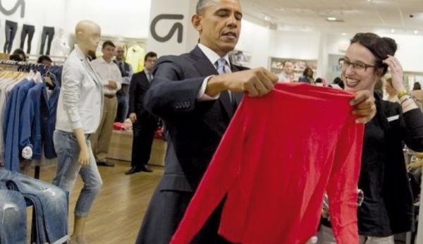 Insolite : Obama fait son shopping