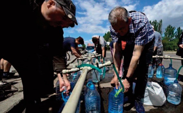 A Mykolaïv, les habitants face aux pénuries d'eau