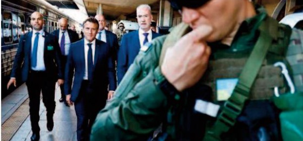 Macron, Scholz et Draghi en visite inédite à Kiev