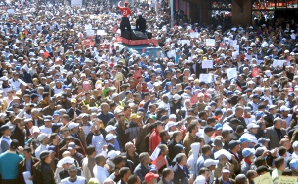 Recrudescence des mouvements de protestation sous le gouvernement Benkirane