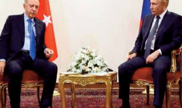 Erdogan chez Poutine pour le  sonder sur l'Ukraine et la Syrie