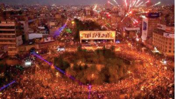 La place Tahrir à Bagdad, de cœur de la révolte à promenade fleurie