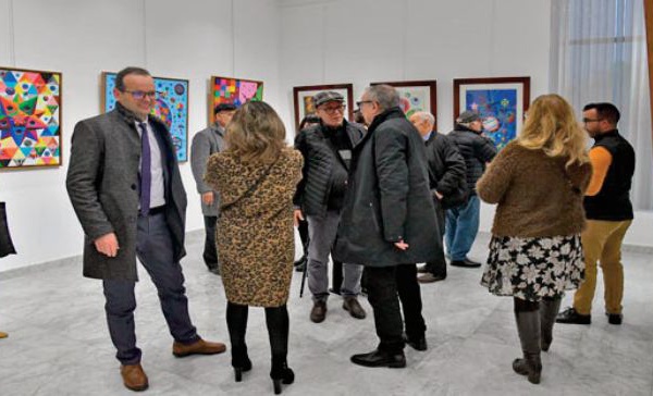 Vernissage de l’exposition “La magie de la géométrie ” de Mohamed Amine Melehi