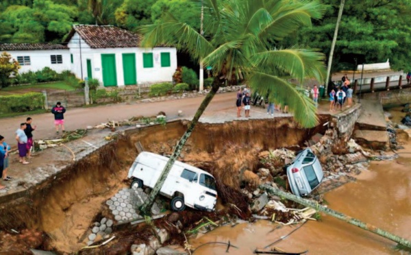 Le bilan des inondations au Brésil s'alourdit à 40 morts