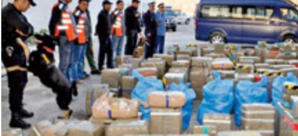 Mise en échec d'une tentative de trafic international de plus de 5,4 tonnes de chira au port Tanger Med