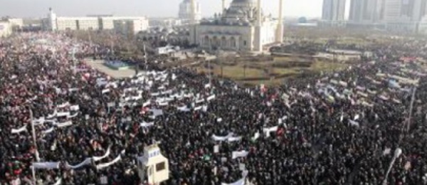 Grozny capitale mondiale  de la contestation anti-Charlie