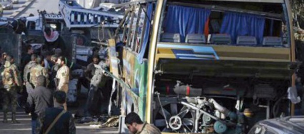 ​Neuf morts dans un attentat contre un bus de pèlerins libanais à Damas