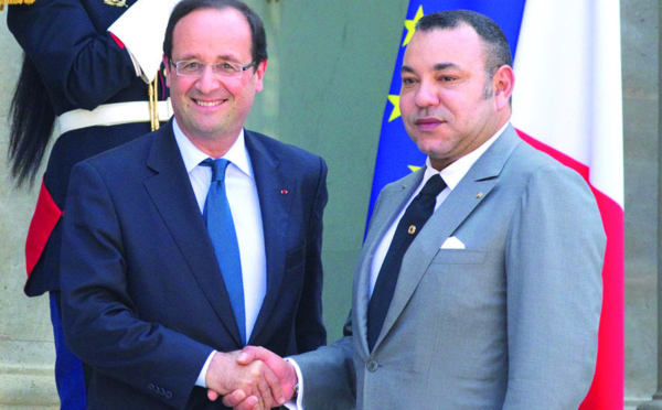 Entretien entre  S.M Mohammed VI et François Hollande