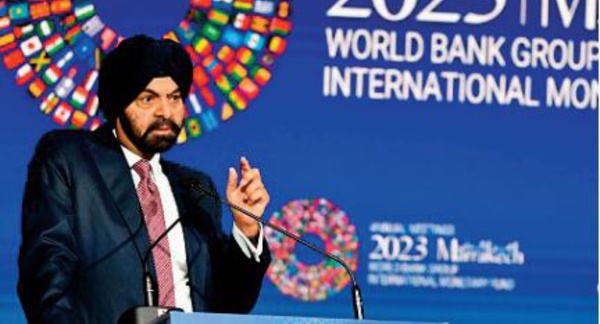 Ajay Banga : Le fardeau de la dette entrave la réalisation des ODD