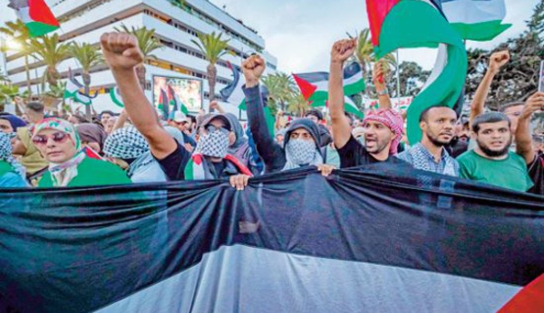 Des sit-in observés dans différentes villes marocaines pour dénoncer le bombardement de l’hôpital Al Maamdani à Gaza