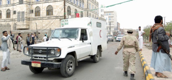 ​Un premier avion d'aide médicale du CICR atterrit à Sanaa